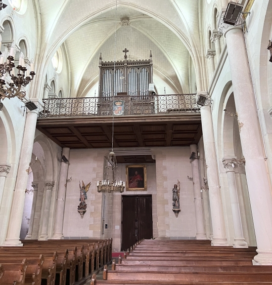 L’orgue installé en 1877 et toujours utilisé aujourd’hui 